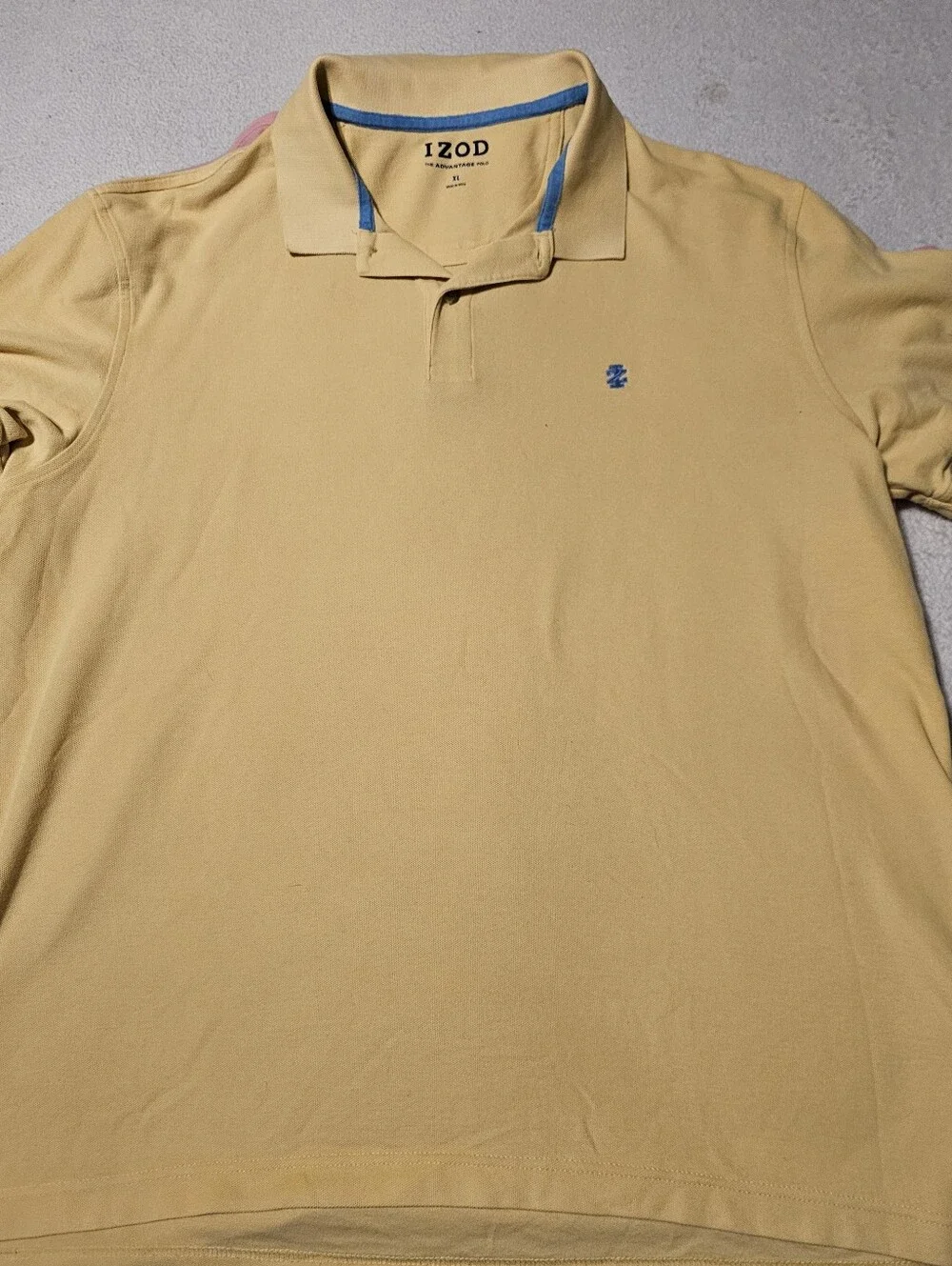 IZOD Men's Polo Bundle - Pastel Blue, Pink, Yellow, Lavender Xl - Picture 4 of 8